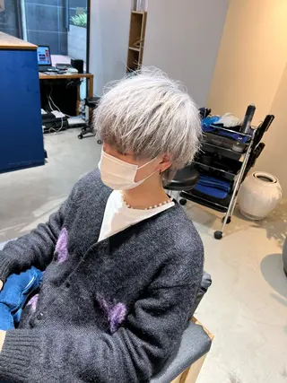 カラー メンズ メンズ専門　井藤 雅也のヘアスタイル