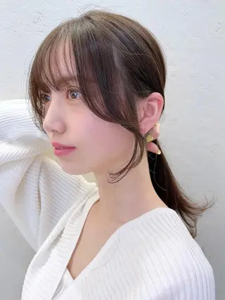 ロング カラー 韓国ヘア×髪質改善 /yoshikaのヘアスタイル