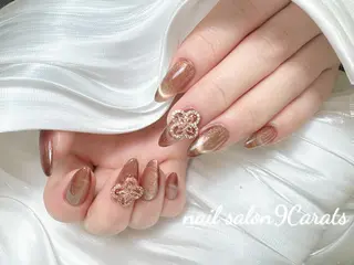 ネイル 💜ワンホンネイル ナインカラット💎のネイルデザイン