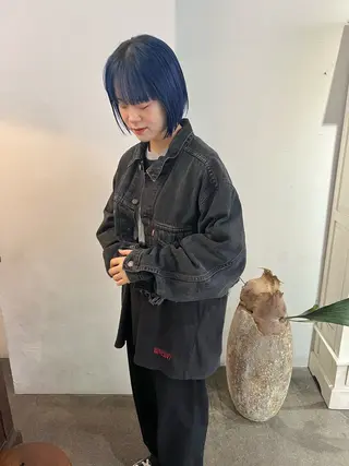 ショート カラー 千葉 郁也のヘアスタイル