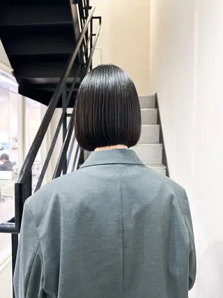 ミディアム nao/福岡美容室 パーマ/ボブパーマのヘアスタイル