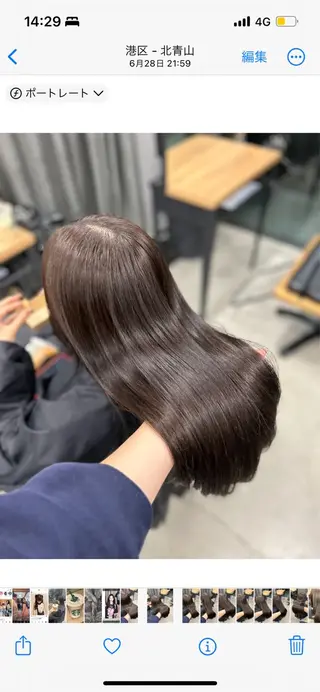 カラー ICY表参道所属・ERIKA YAMAMOTOのヘアスタイル