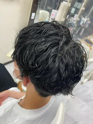 パーマ メンズ 🌴パーマオタク🌴 長谷川　諒佑🌈のヘアスタイル