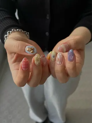 ネイル paragel /a k i n aのネイルデザイン