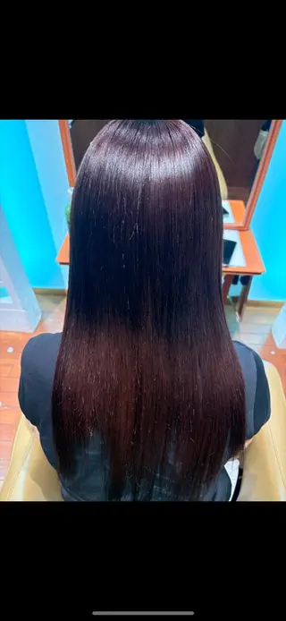 ロング 山本 元音のヘアスタイル