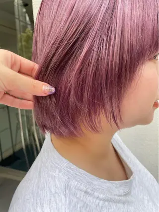 ミディアム キルンサンピアン所属・ナチュラルカラー 児玉優香のヘアスタイル