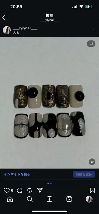 ネイル lyly.nail所属・lylynail YUUKAのネイルデザイン