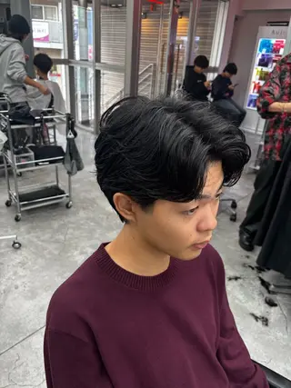 パーマ メンズ メンズ特化✨️ 韓国風パーマ🔥一八のヘアスタイル