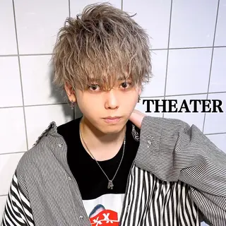 ショート カラー パーマ メンズ Loy所属・メンズヘア特化 パーマ 縮毛矯正🔷のヘアスタイル