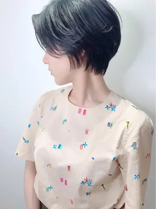 ショート シンプル+αな デザインを 松崎陸のヘアスタイル