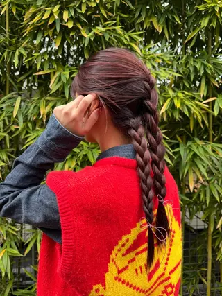 ロング カラー 井出 海月のヘアスタイル