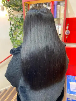 ロング ゆぴ☾‪/推しカラー /ハイトーンのヘアスタイル