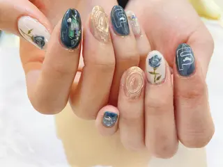 ネイル 韓国風✨髪質改善✨ 縮毛矯正✨松浦知奈美のヘアスタイル