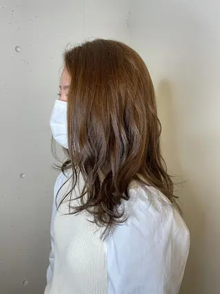 ミディアム 松田 憲人のヘアスタイル