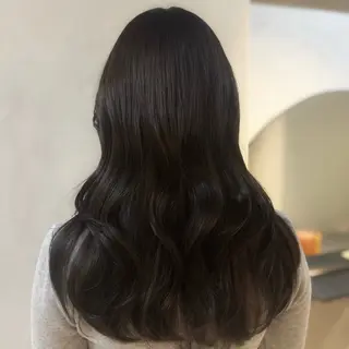 ロング カラー LENORA所属・肥後橋美容室/ 透明感カラー/韓国風のヘアスタイル
