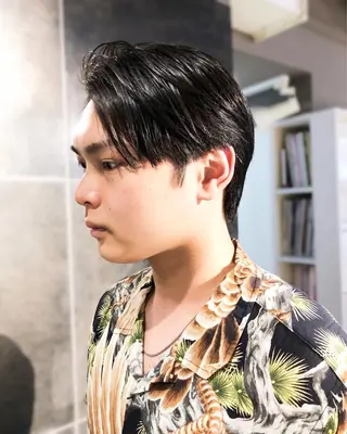 ヘアアレンジ メンズ ainico+所属・メンズ特化✂️栗原 侑也のヘアスタイル