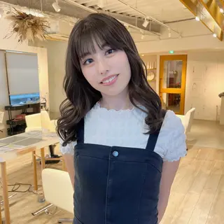 ロング カラー Lien所属・Mako 【艶髪/韓国ヘア】のヘアスタイル