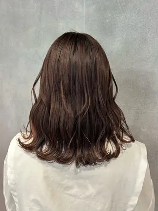 ミディアム カラー ヘアアレンジ 🍒中川葵久美🍒 メンズ/パーマのヘアスタイル