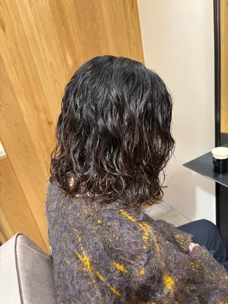 ミディアム パーマ hollo原宿所属・パーマ/ハイトーン 🎀Rumiのヘアスタイル