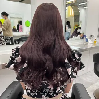 ロング カラー ヘアアレンジ 🫧🎀うる艶暖色 🏹Nanako🎀のヘアスタイル