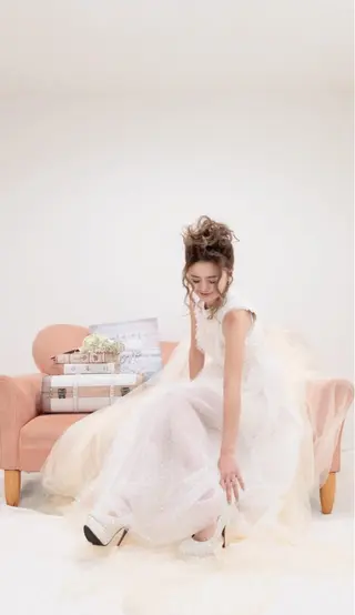 ヘアアレンジ 野咲き 美容室のマツエク・マツパデザイン