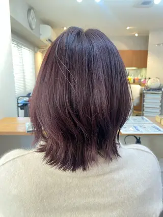 ミディアム JouleSouth 佐野花苗[新宿]のヘアスタイル