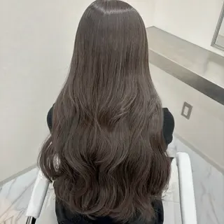 ロング カラー グレージュ🐰透明感 カラー🫧akihoのヘアスタイル