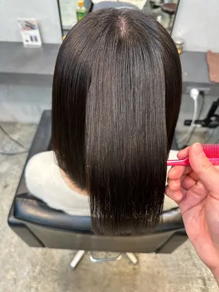 ミディアム カラー 【Belle】 川口開世のヘアスタイル