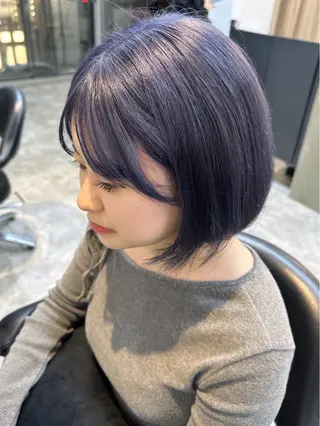 ミディアム カラー ✂️無料カットモデル ✂️佐々木悠月のヘアスタイル