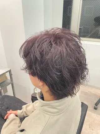 カラー 海老澤 玲二のヘアスタイル