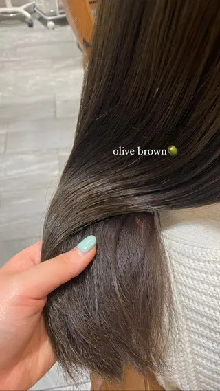 セミロング 小竹 夏花のヘアスタイル