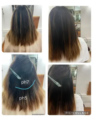 セミロング La Bonheur hair cheri久喜店所属・あかぎ あやのヘアスタイル