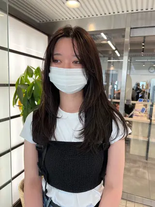 ロング 🌞レイヤー×カラー 前川那津美🌞のヘアスタイル