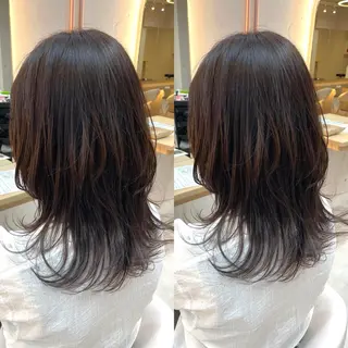 ミディアム ブリーチ無しダブル カラー🦕まどかのヘアスタイル