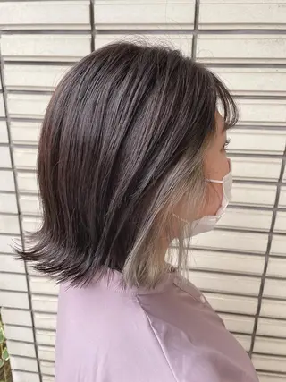 ショート カラー NINE+/代表 ブリーチ特化型サロンのヘアスタイル