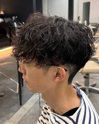 ショート メンズ Men’s BIRTH 梅田中崎町店所属・井ノ本 成海 / メンズパーマ特化のヘアスタイル