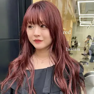 ロング カラー arisa/暖色 /伏見/レイヤーのヘアスタイル