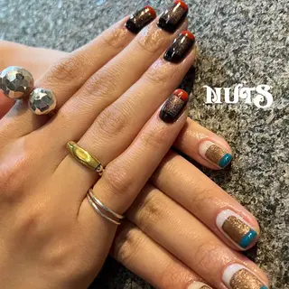 ネイル 個性派ニュアンス nuts nail所属・【池袋】nuts nail　なつみのネイルデザイン