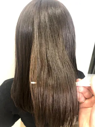 ミディアム カラー パーマ ヘアアレンジ Siena 渋谷のヘアスタイル