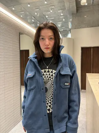 ミディアム カラー 吉武 茂暉のヘアスタイル