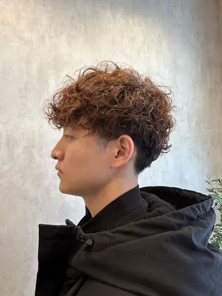 パーマ メンズ オカモト 🏴🏁のヘアスタイル