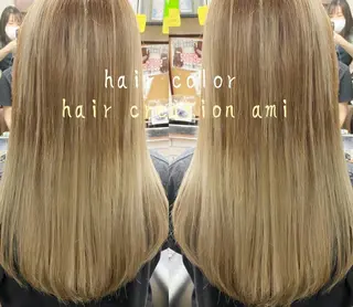 ロング カラー あびこ amiのヘアスタイル