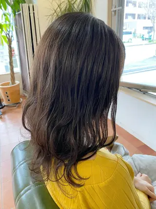ロング カラー 石井 佑樹のヘアスタイル