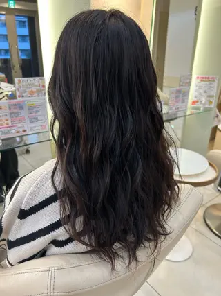 ロング たけだゆめ ダブルカラーのヘアスタイル