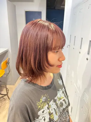 ミディアム カラー 🌷レイヤーカット/ フルキシオリ🌷のヘアスタイル
