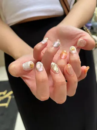 ネイル 海外girl🤎 透明感ベージュmaoのその他イメージ