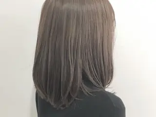 ミディアム カラー パーマ ヘアアレンジ ネイル マツエク・マツパ 川野 彩海のヘアスタイル