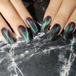 ミディアム ネイル クロキ 。のネイルデザイン