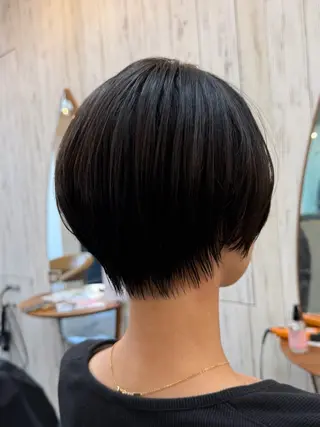 ショート カラー 縮毛矯正/髪質改善 ショートボブ/ともきのヘアスタイル