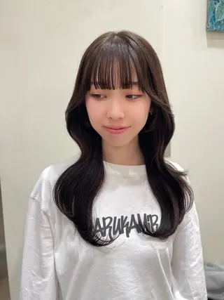 ロング 韓国／大宮／レイヤー 🤍AYA🤍のヘアスタイル